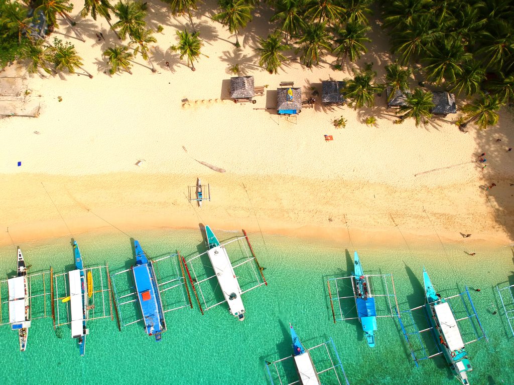 Palawan - drone - beach