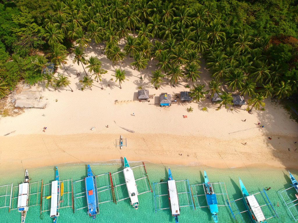 Palawan - drone - beach