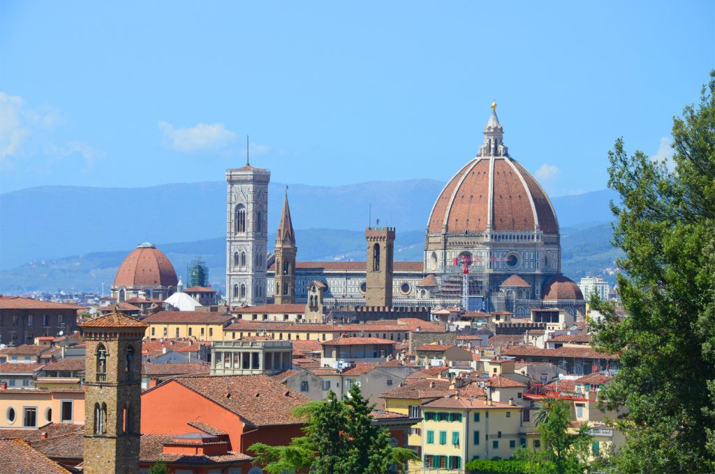 Florencia - Giardino delle Rose - výhľad na mesto