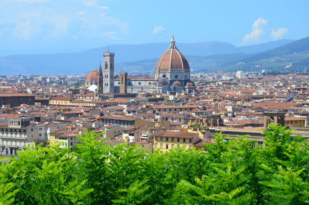 Výhľad na mesto z Piazzale Michelangelo