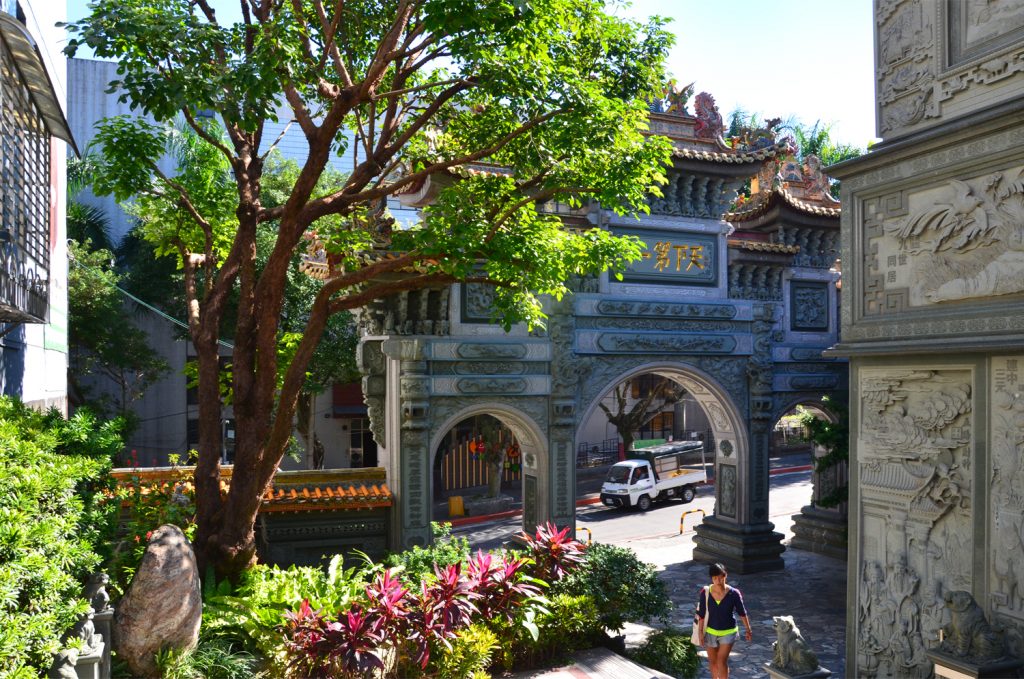 Vstup do Fengtian Temple