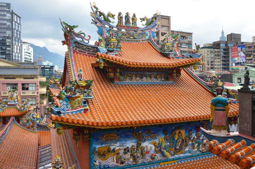Výlet Taiwan - Taipei - Songshan Ciyou Temple