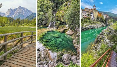 Vršič pass, Virje a Kanal Ob Soči