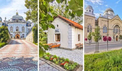 Haličský zámok, Synagóga Lučenec a Železničný domček Halič