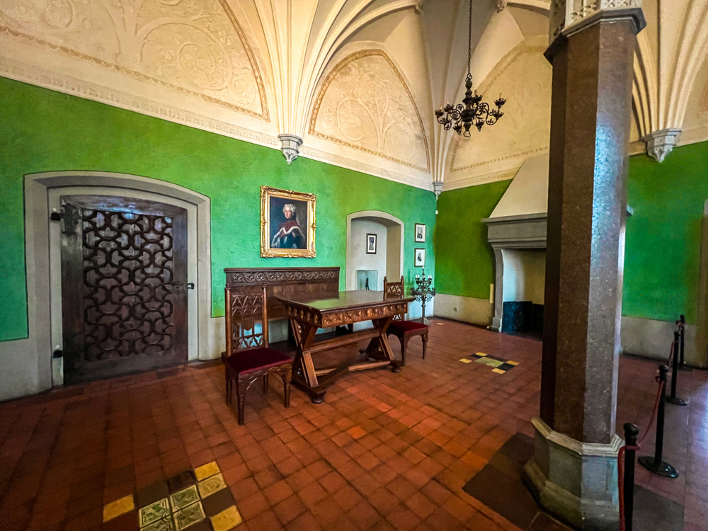 Interiér hradu Malbork